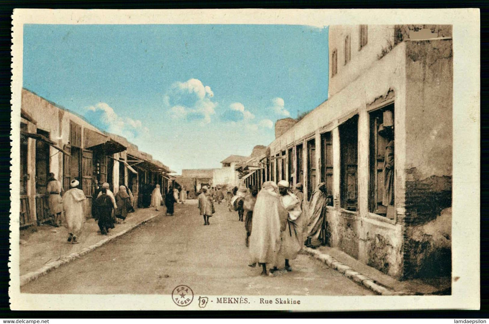 A68  MAROC CPA MEKNES - RUE SKAKINE - Sammlungen & Sammellose