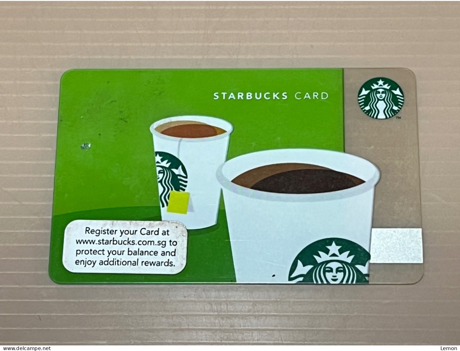 Singapore STARBUCKS Coffee Gift Card, Set Of 1 Used Card - Singapore