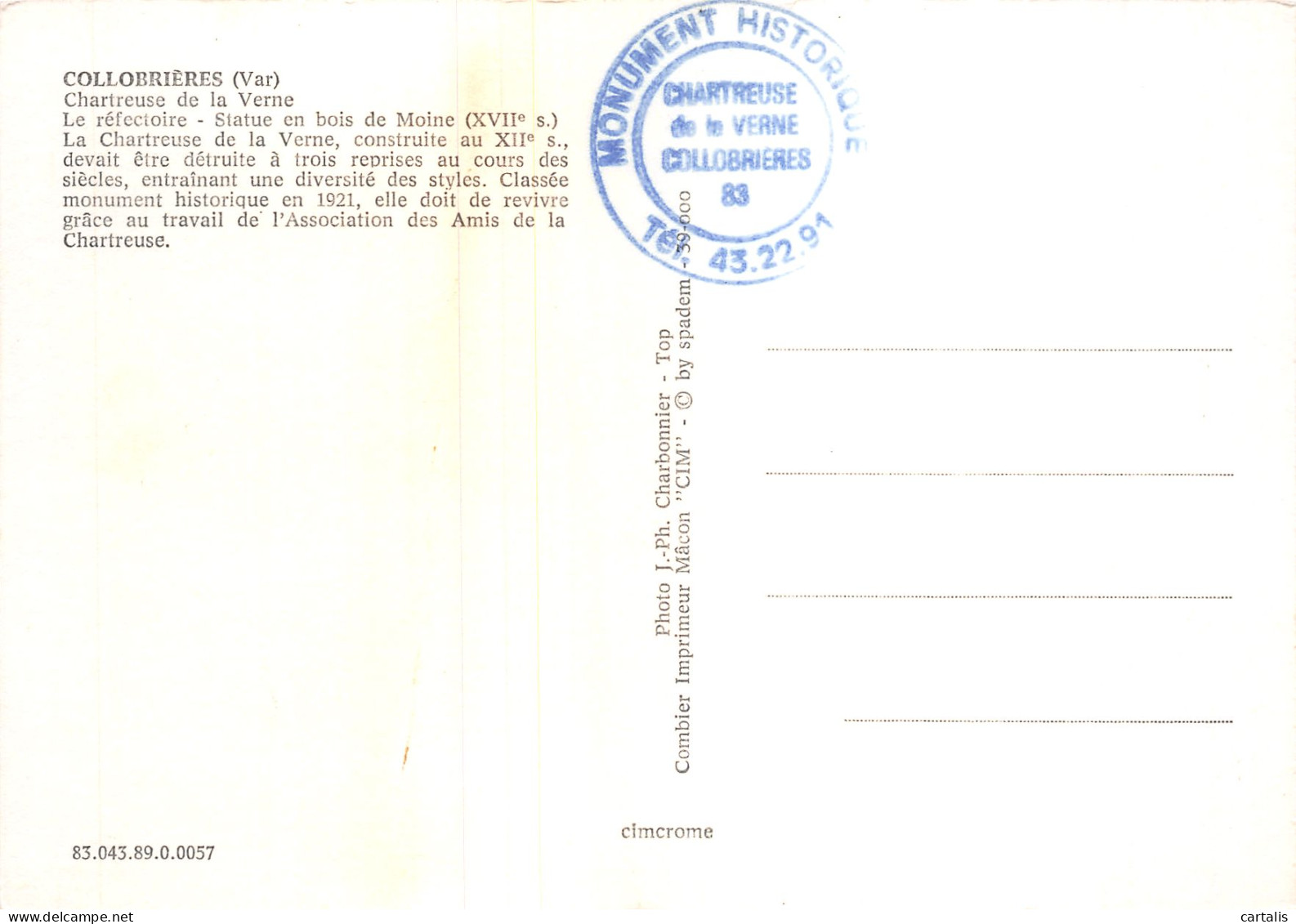 83-COLLOBRIERES-N°C-4309-C/0241 - Collobrieres