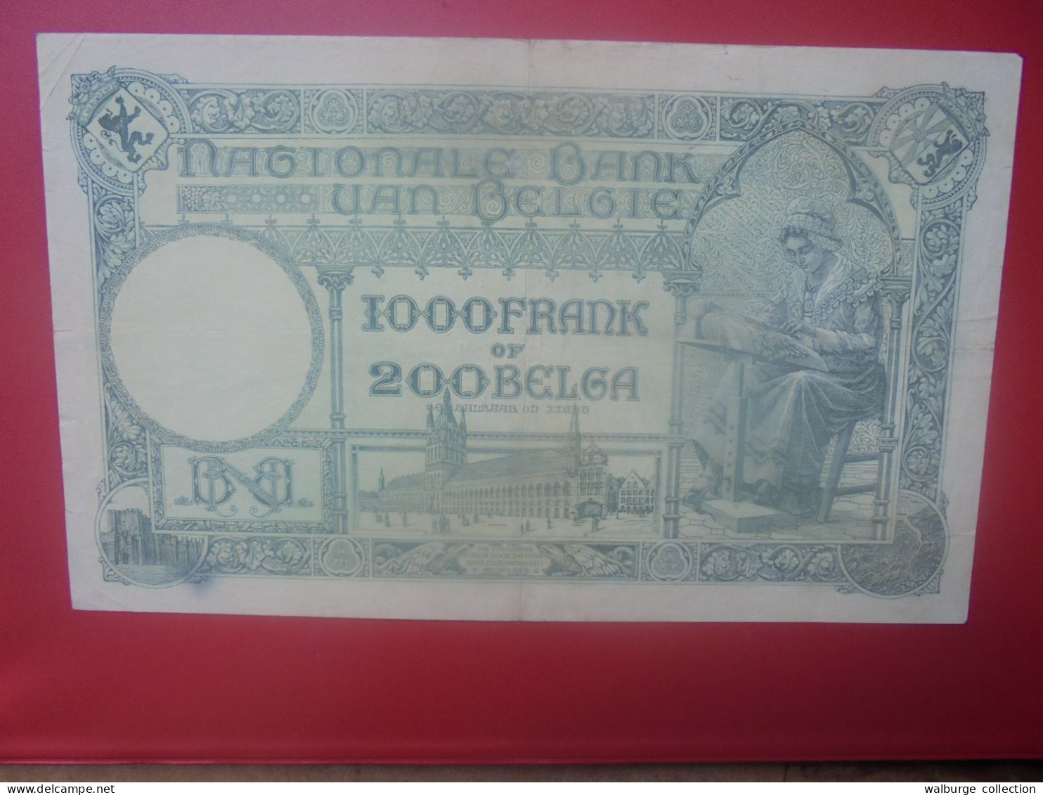 BELGIQUE 1000 FRANCS 1934 Circuler COTES:20-40-100 EURO (B.33) - 1000 Francos & 1000 Francos-200 Belgas