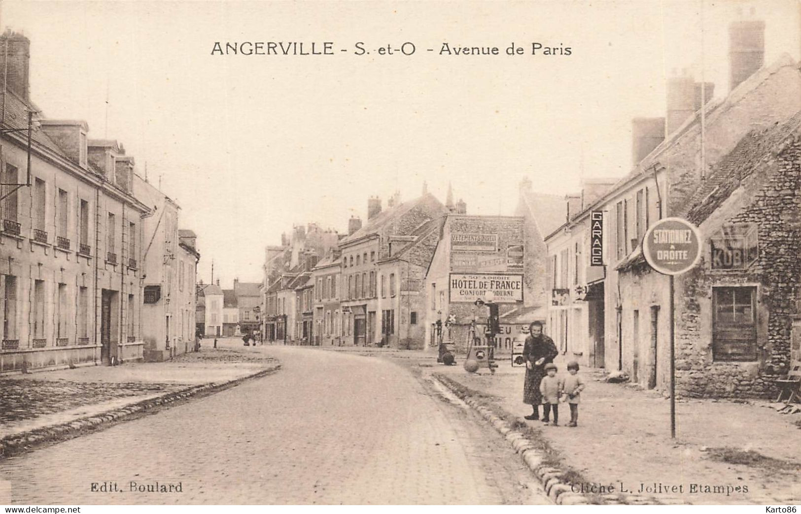 Angerville * Avenue De Paris * Hôtel De France * Garage - Angerville