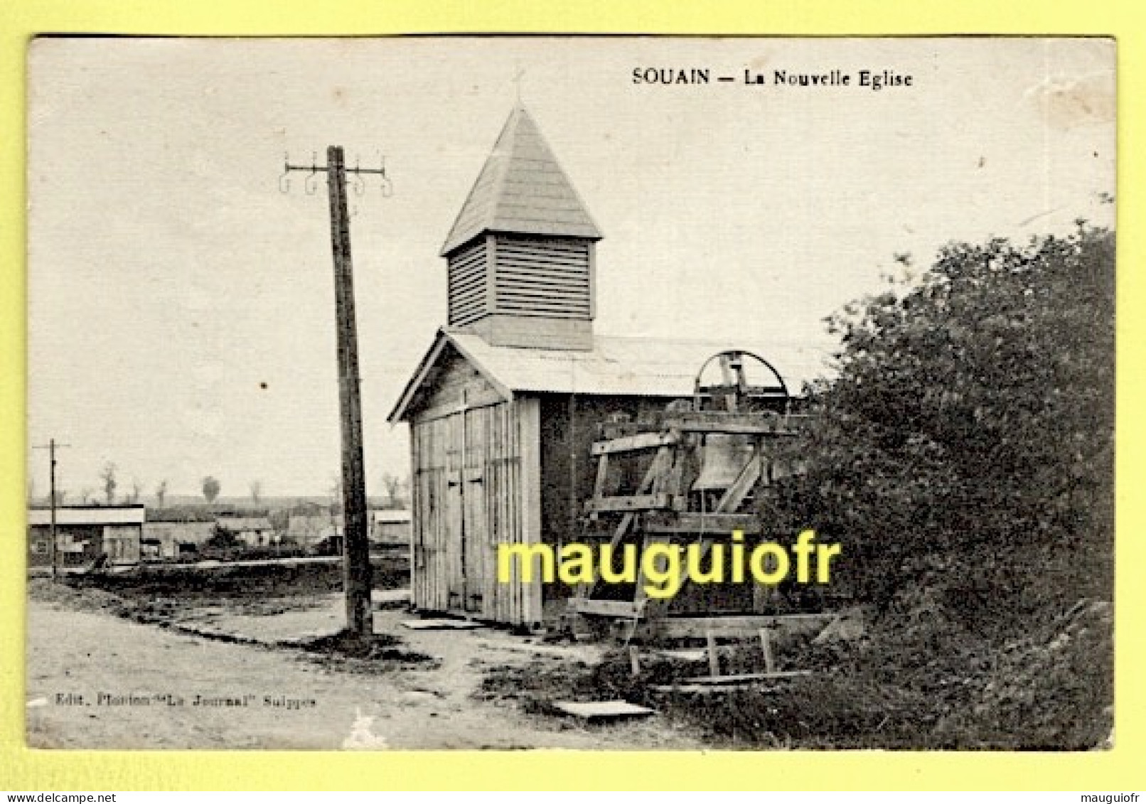 51 MARNE / SOUAIN / LA NOUVELLE EGLISE - Souain-Perthes-lès-Hurlus