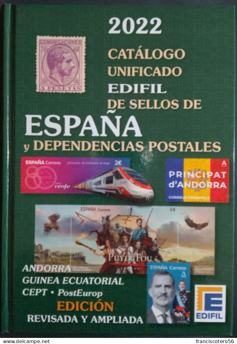 España: Año. 2022 - EDIFIL. Catálogo De Cotización, De España - Independencias Postales. + (Europa C.E.P.T.) - Spanje