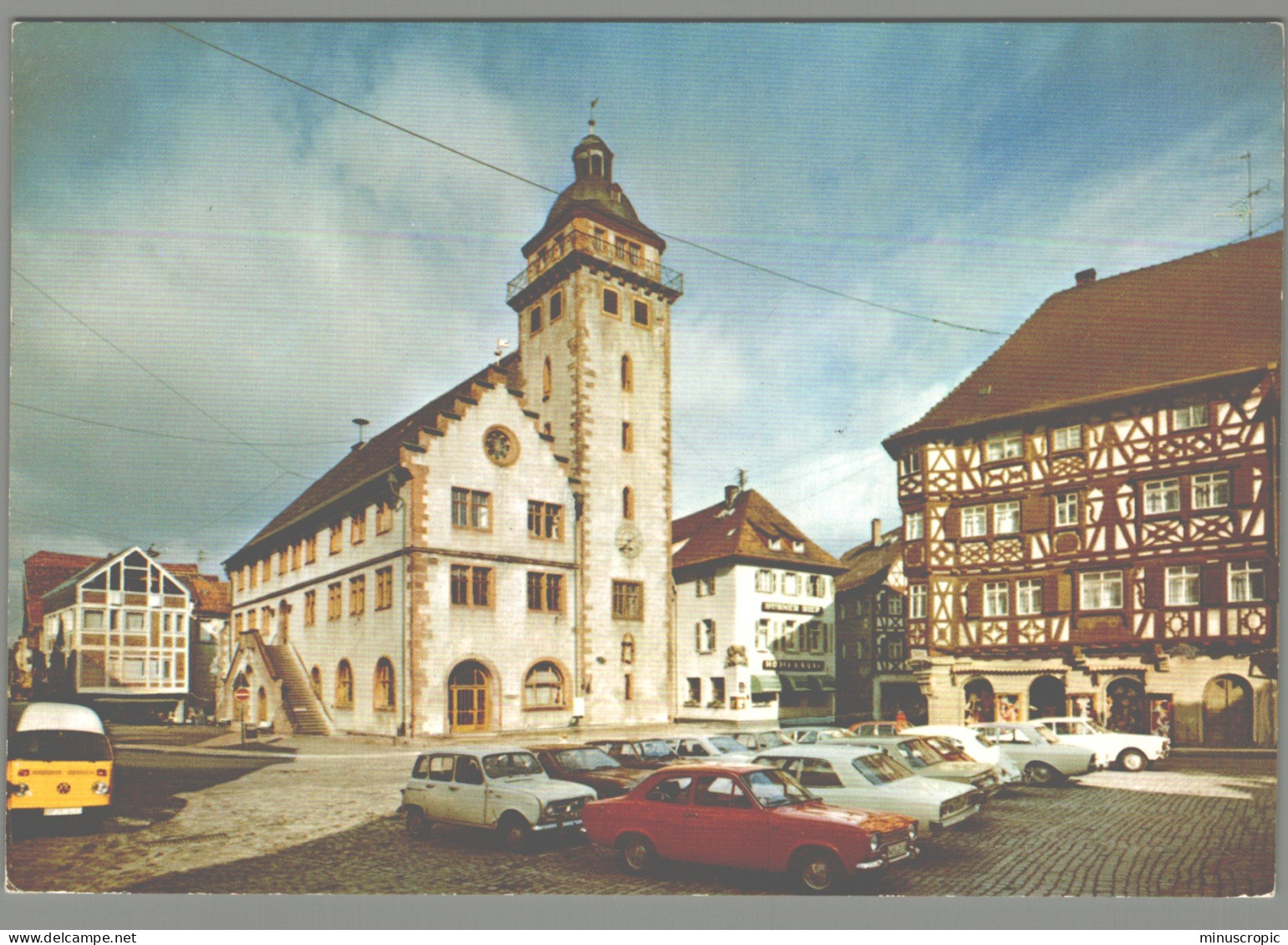CPM - Allemagne - Mosbach - Marktplatz Mit Rathaus - Mosbach