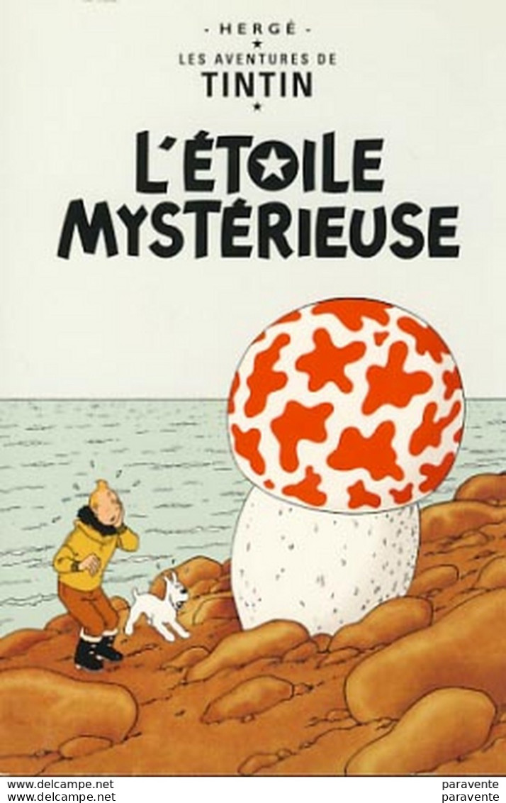 TINTIN : Carte ETOILE MYSTERIEUSE Pour Moulinsart - Hergé