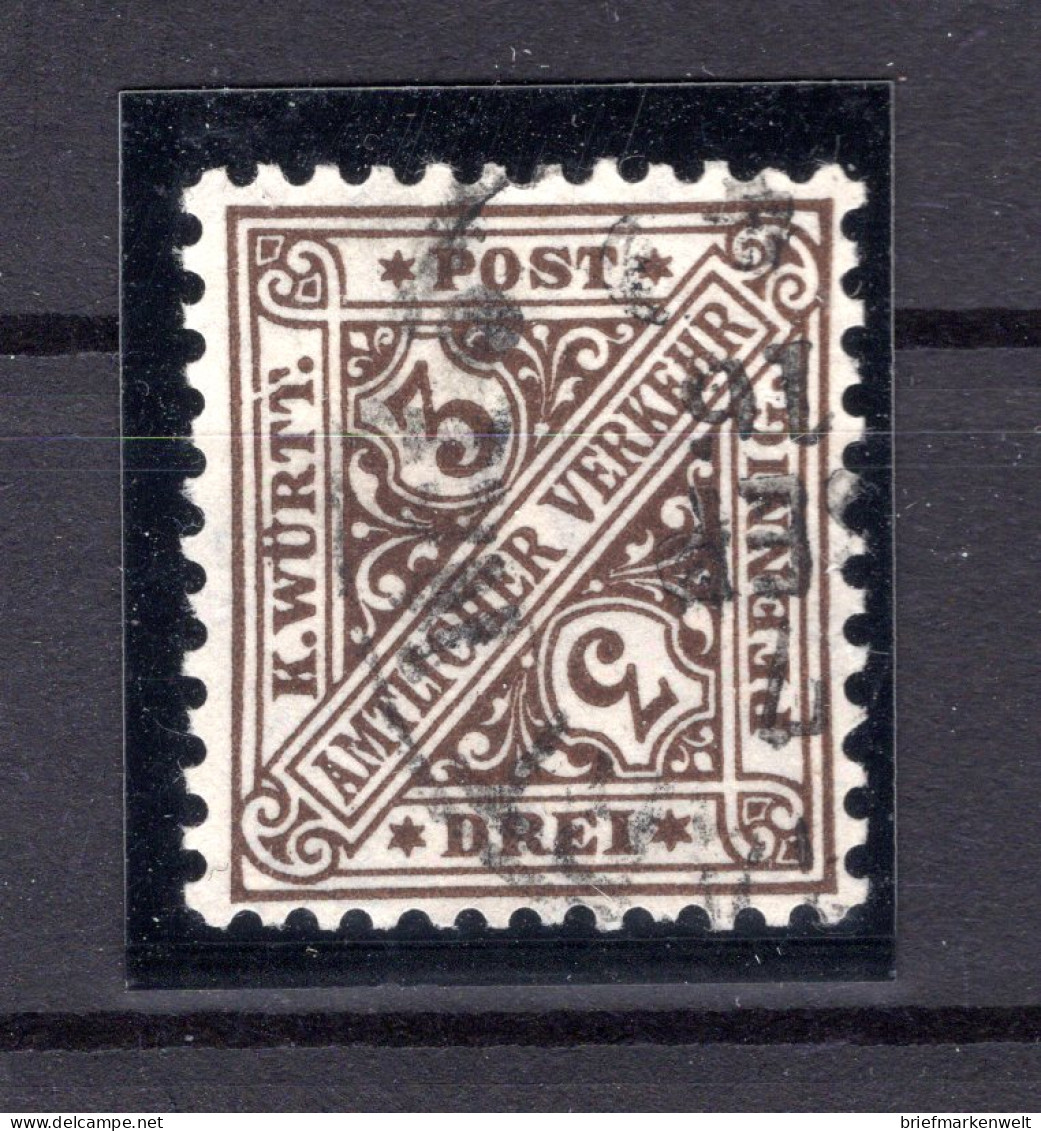 Württemberg 228III ABART Gest. BPP 20EUR (K1967 - Other & Unclassified