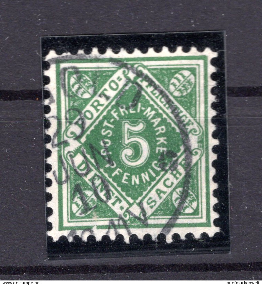 Württemberg 114I ABART Gest. BPP 80EUR (K1972 - Autres & Non Classés