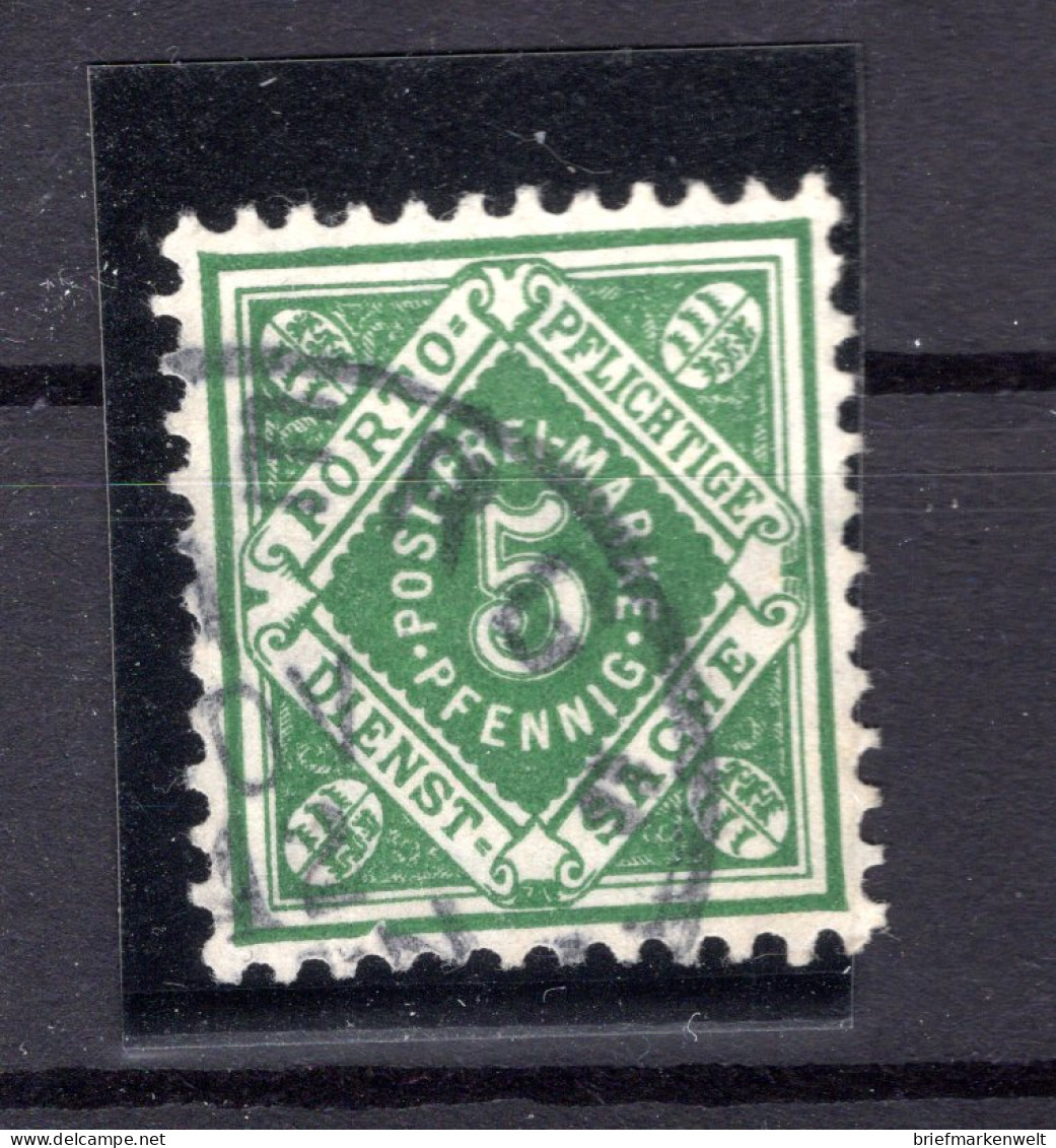 Württemberg 114I ABART Gest. BPP 80EUR (K1970 - Autres & Non Classés