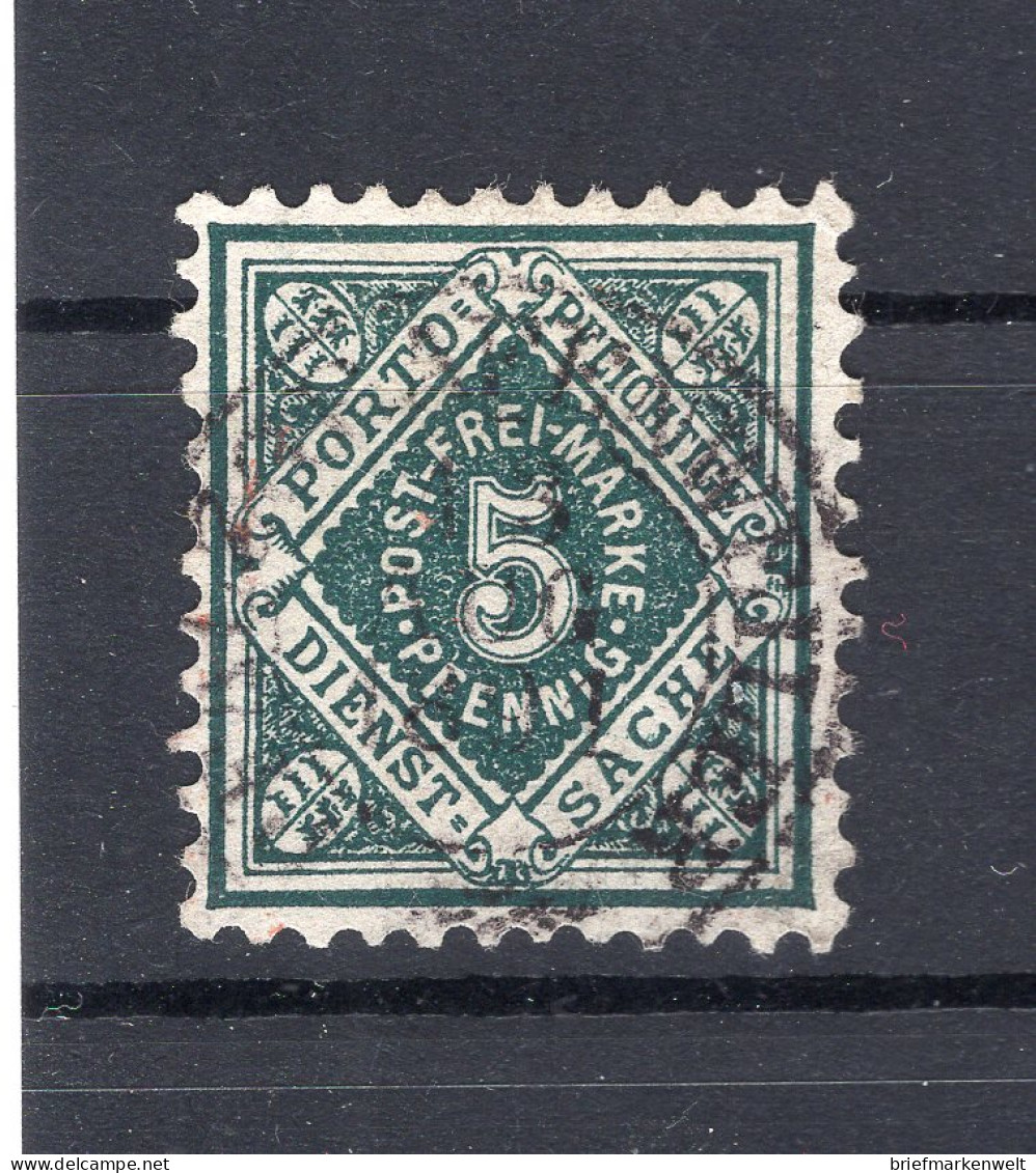 Württemberg 103b FARBE Gest. BPP 25EUR (74881 - Autres & Non Classés