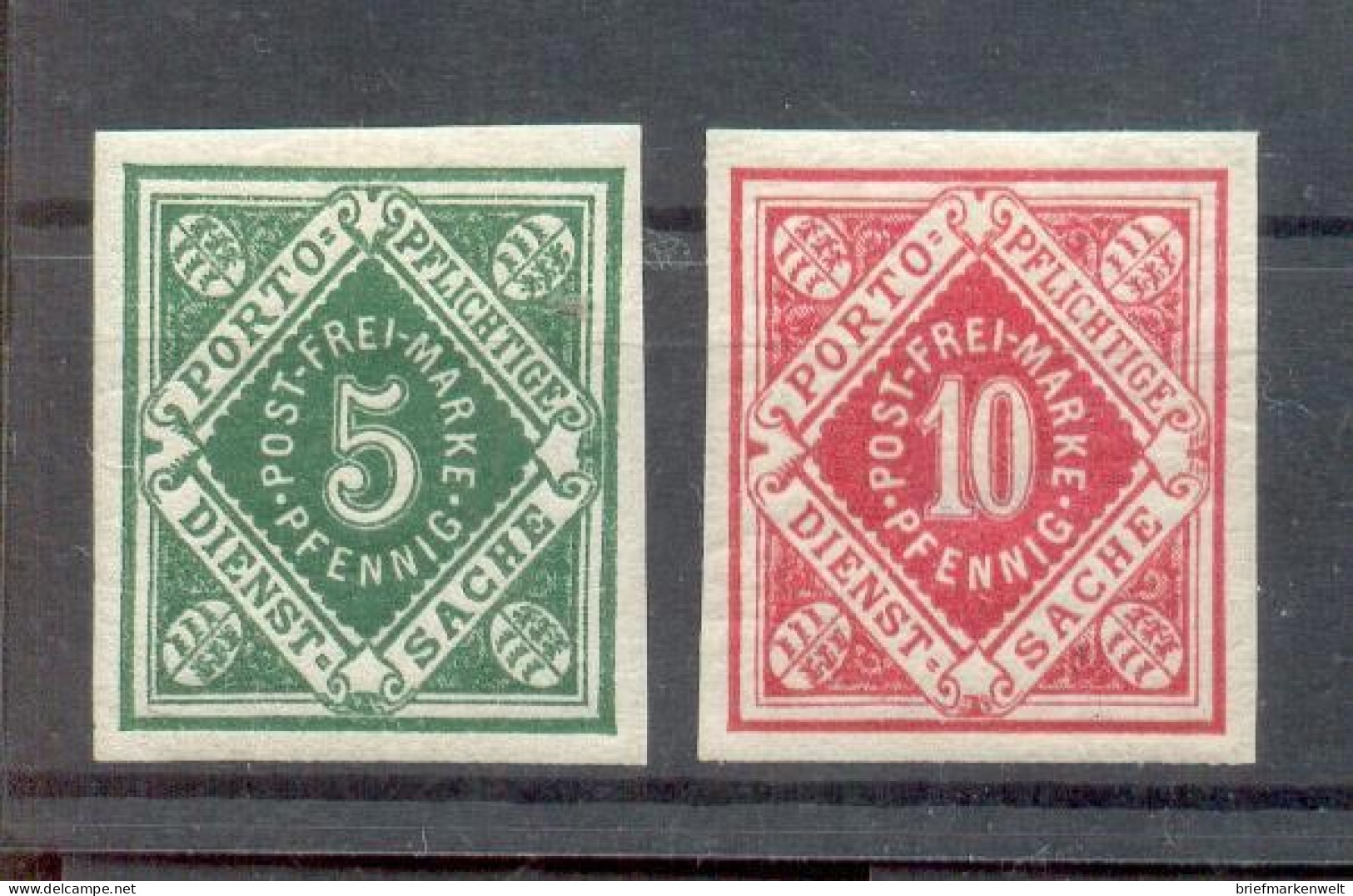 Württemberg 102/103PU * MH 95EUR (41584 - Andere & Zonder Classificatie