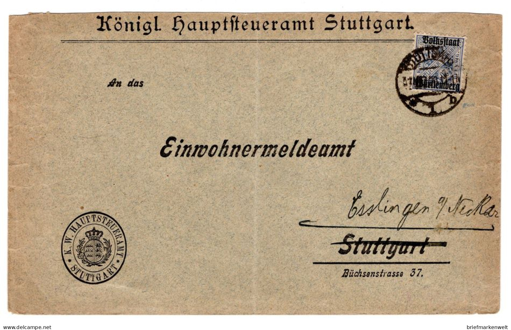 Württemberg 264 Selt. EF BPP (K1638 - Andere & Zonder Classificatie