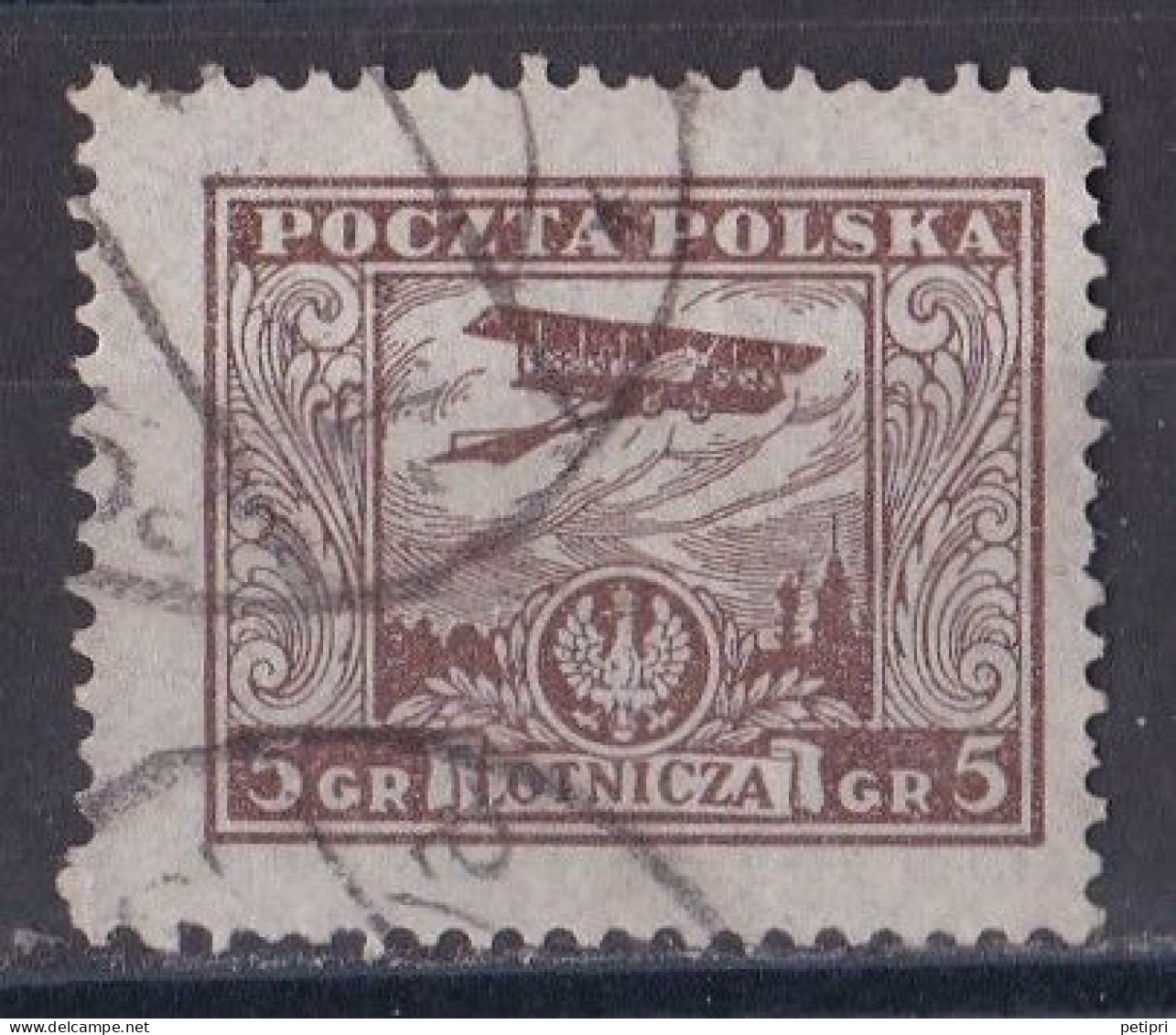 Pologne -  Poste Aérienne  Y&T  N ° 4  Oblitéré - Gebruikt