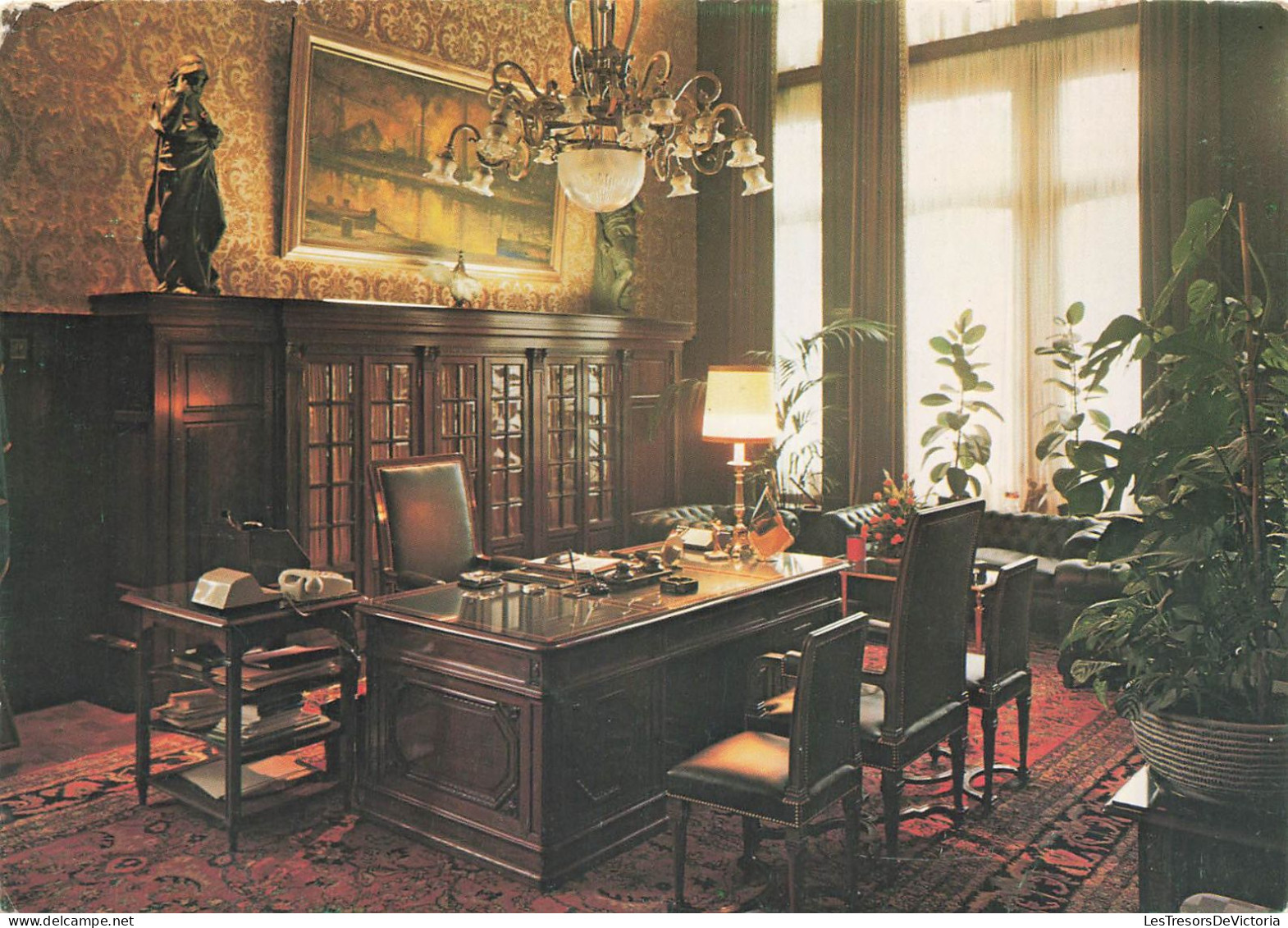 BELGIQUE - Saint Gilles - Cabinet Du Bourgmestre De L'hôtel De Ville - Colorisé - Carte Postale - St-Gilles - St-Gillis