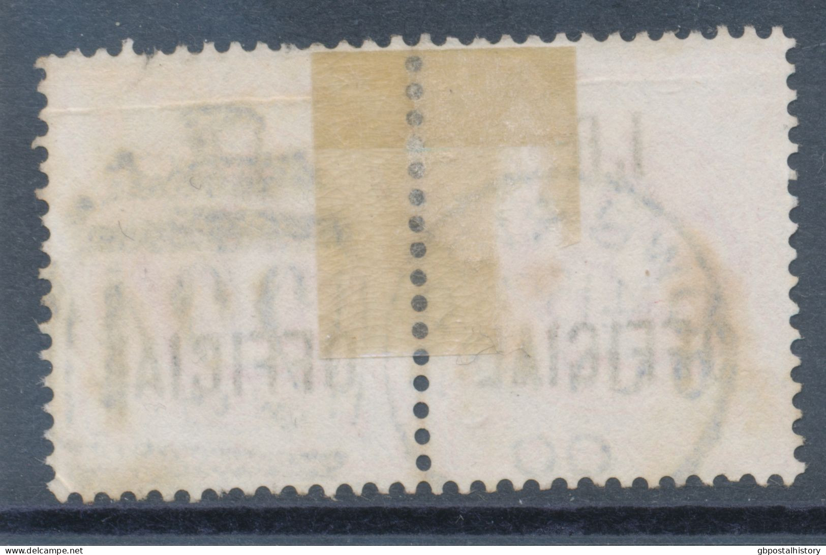 GB OFFICIALS QV ½d Orange Jubilee W Overprint „I.R. / OFFICIAL“ Superb Used Pair With Duplex Postmark „COWBRIDGE / 224" - Officials