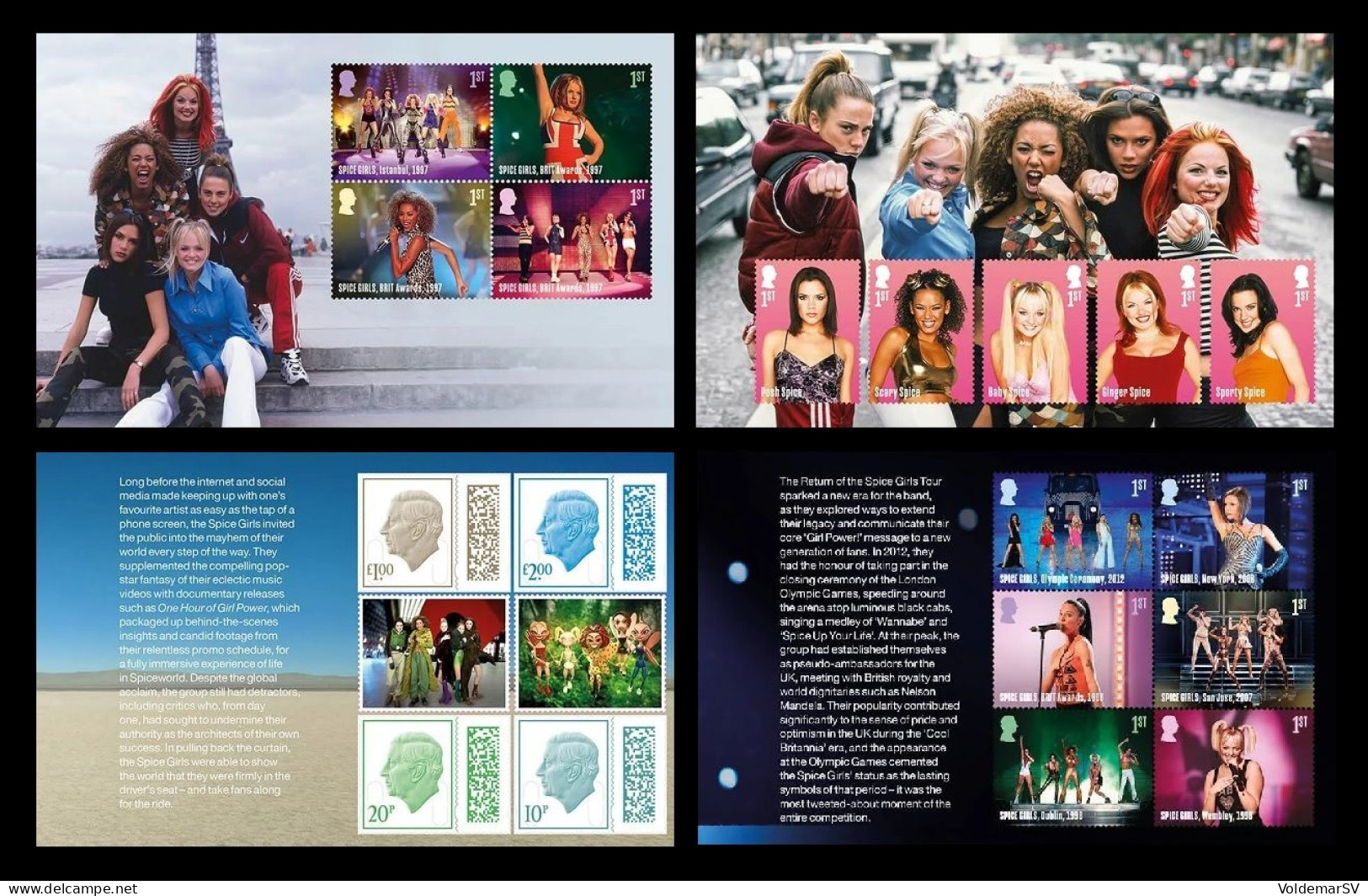 Great Britain 2024 Mih. 5342/56 Music Giants. Spice Girls (prestige Booklet) MNH ** - Neufs