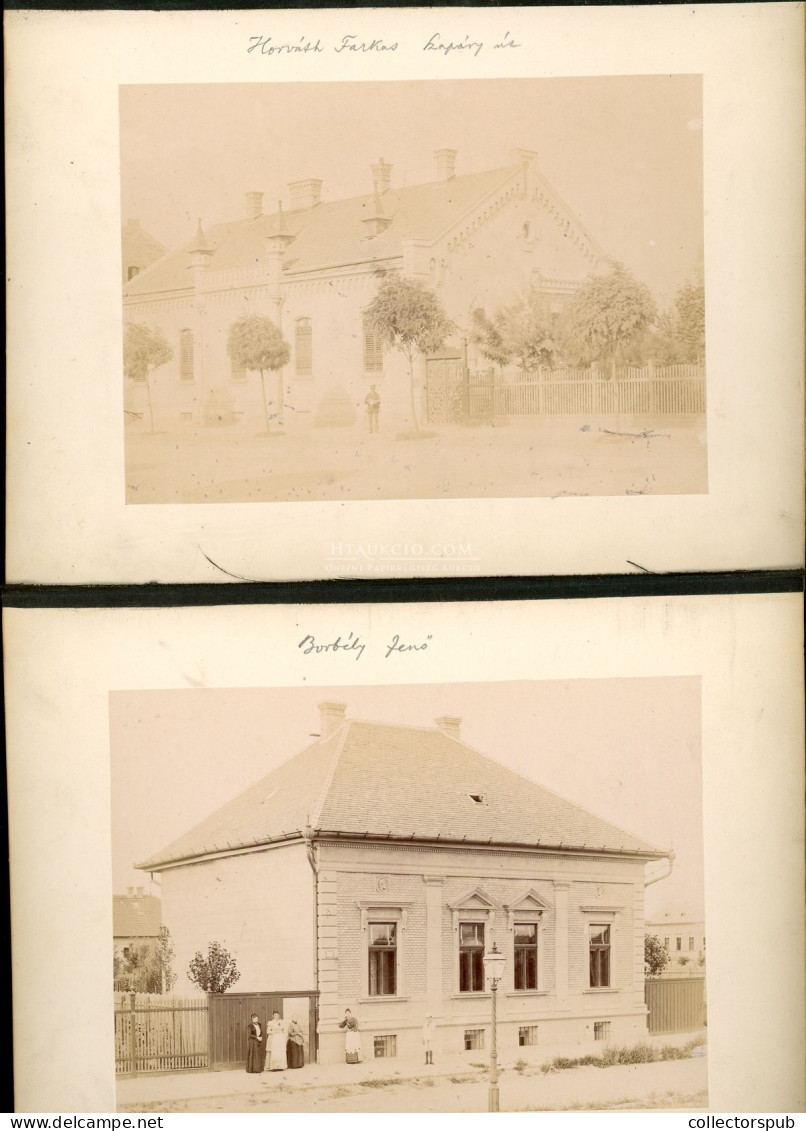 BUDAPEST 1900. Ca. Tisztviselőtelepi Házak 6db Ritka Fotó Képméret 16*11 Cm - Alte (vor 1900)