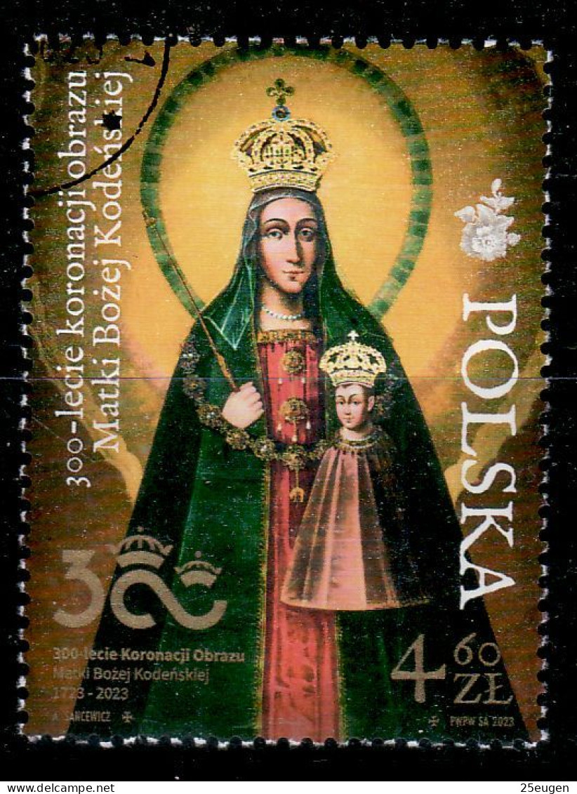 POLAND 2023  CORONATION OF THE IMAGE OF MADONNA IN KODEŃ USED - Used Stamps