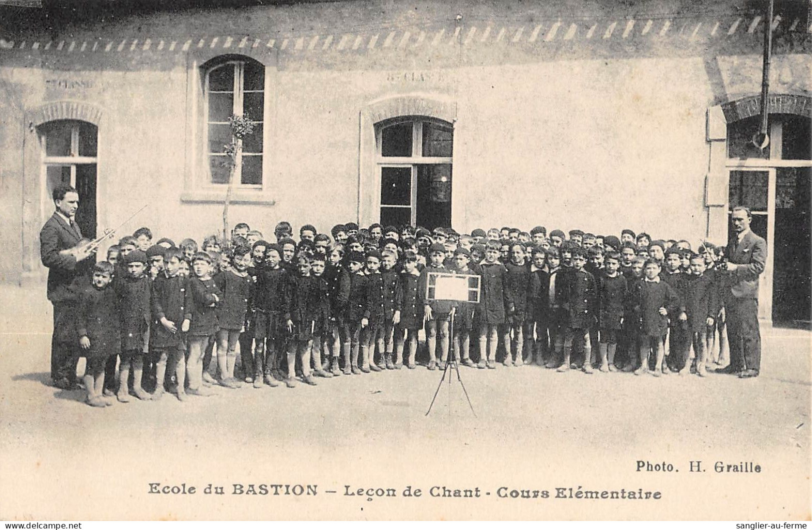 CPA 11 CARCASSONNE / ECOLE DU BASTION / LECON DE CHANT / COURS ELEMENTAIRE - Carcassonne