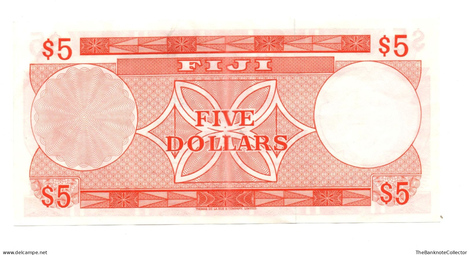 Fiji  5 Dollars ND 1974 QEII P-73 Extreme Fine - Fidji