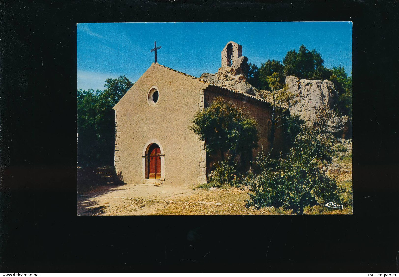 CPSM  - 83 - Tavernes -Chapelle Saint Cassien  Notre Dame De Bellevue - écrite En 1980 - Tavernes
