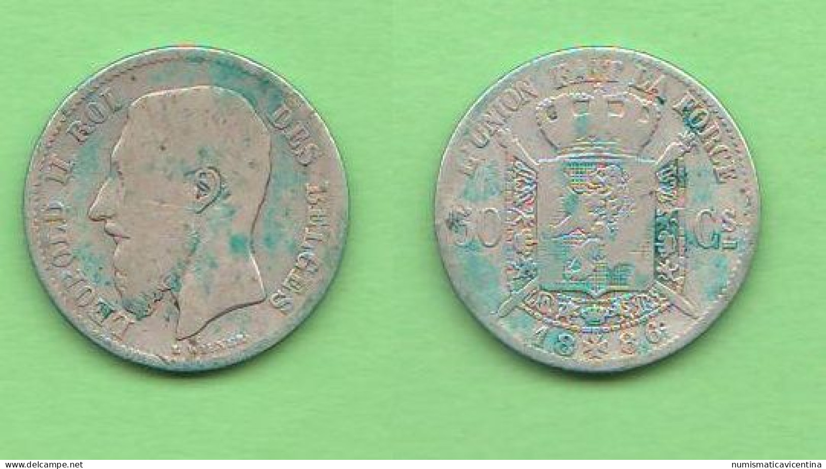 Belgium 50 Centimes 1886 Des Belges Belgique Belgio Belgen  Leopold II - 50 Cents