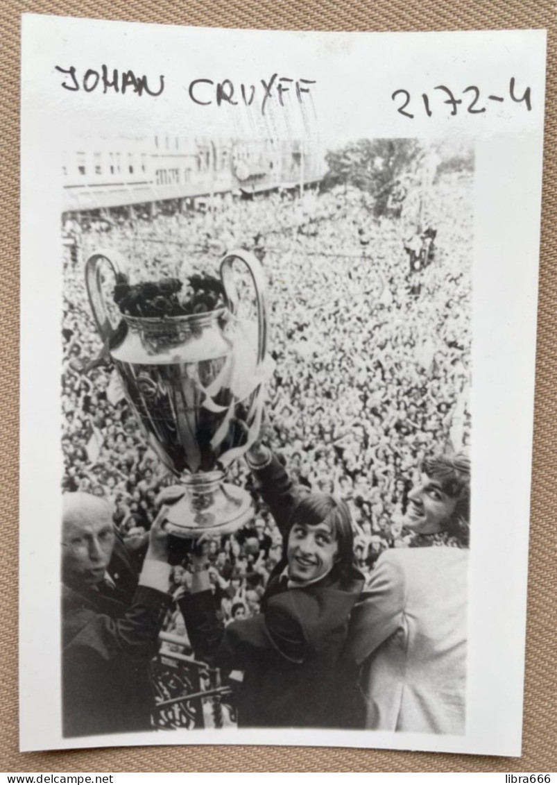 VOETBAL - 1971 Johan CRUIJFF, Ajax Europa Cup 1 - 12,5 X 9 Cm. (REPRO PHOTO ! - Zie Beschrijving - Voir Description) ! - Deportes