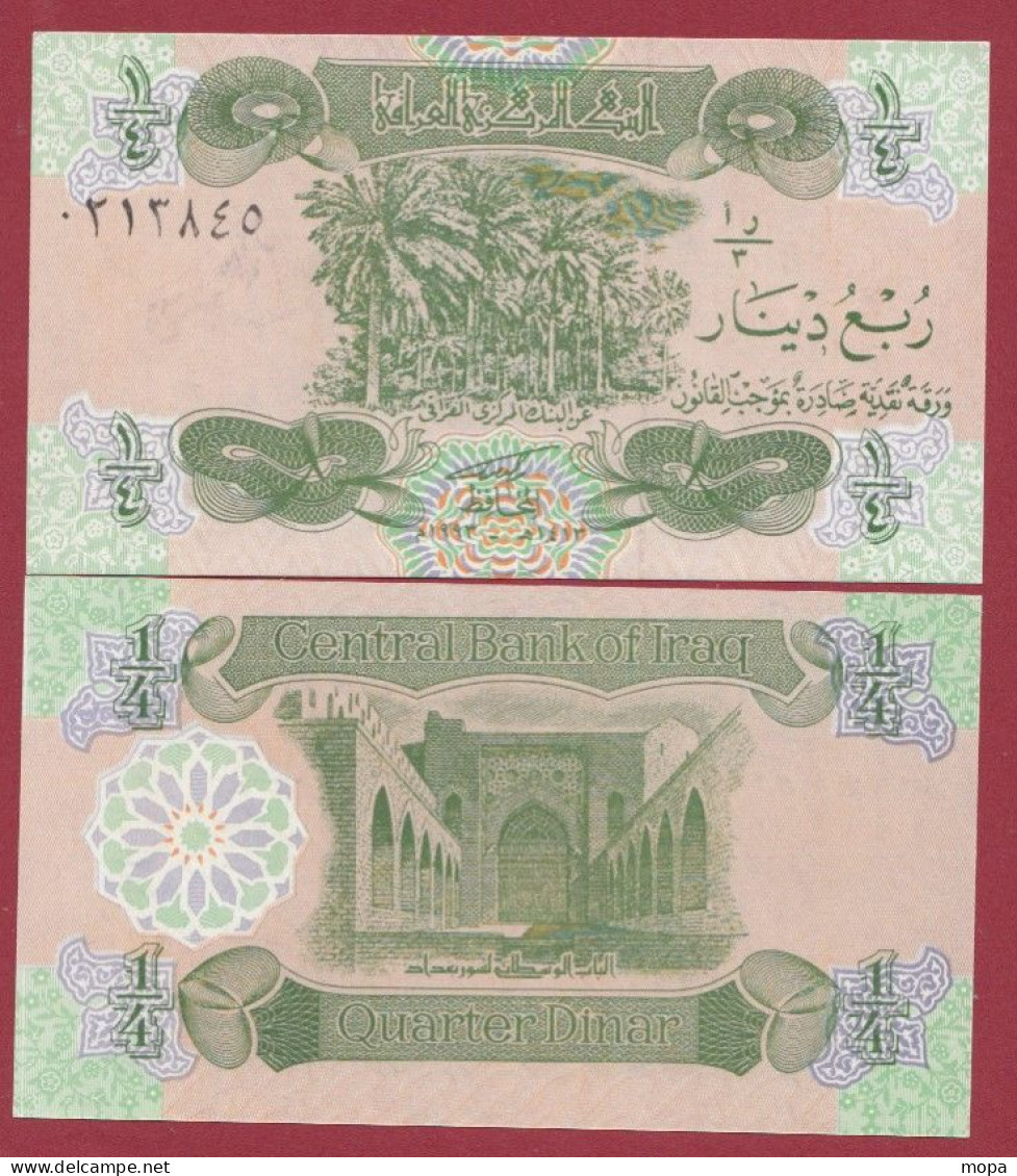 Iraq --1/4 Dinar  --1993---UNC---(420) - Iraq