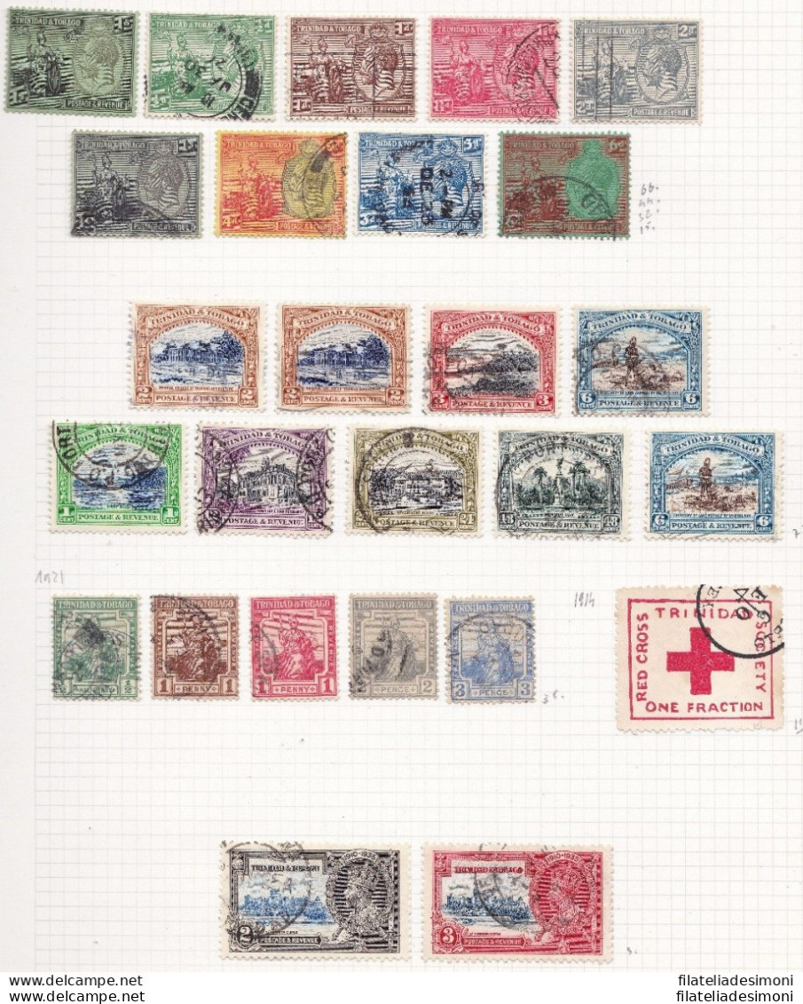 1922-35 TRINIDAD, Lot Of 26 Values  USED - Andere & Zonder Classificatie