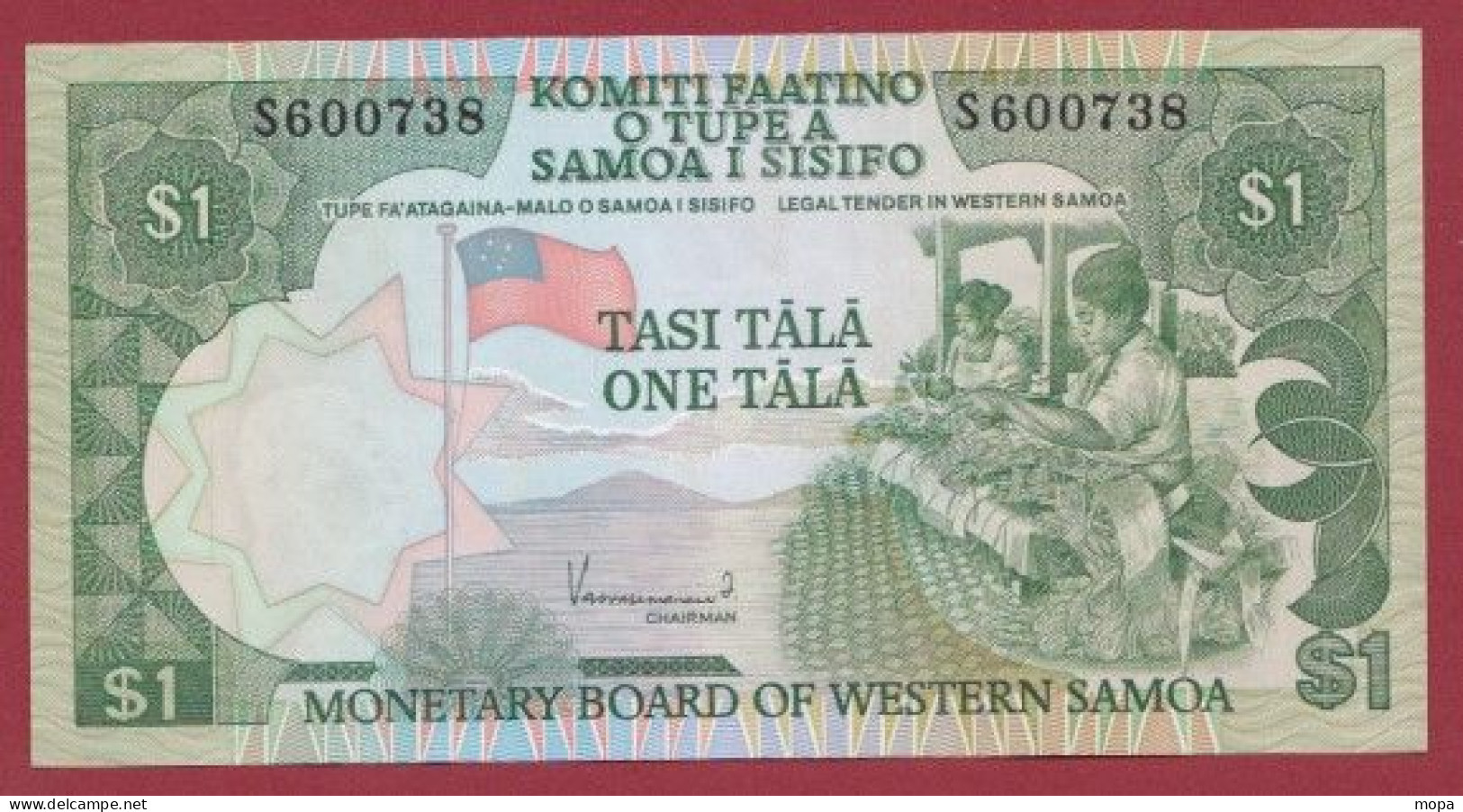 Samoa--1 Tala ---2020---UNC---(456) - Samoa