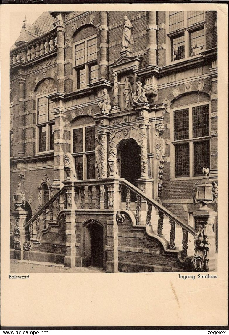 Bolsward - Ingang Stadhuis  - Bolsward