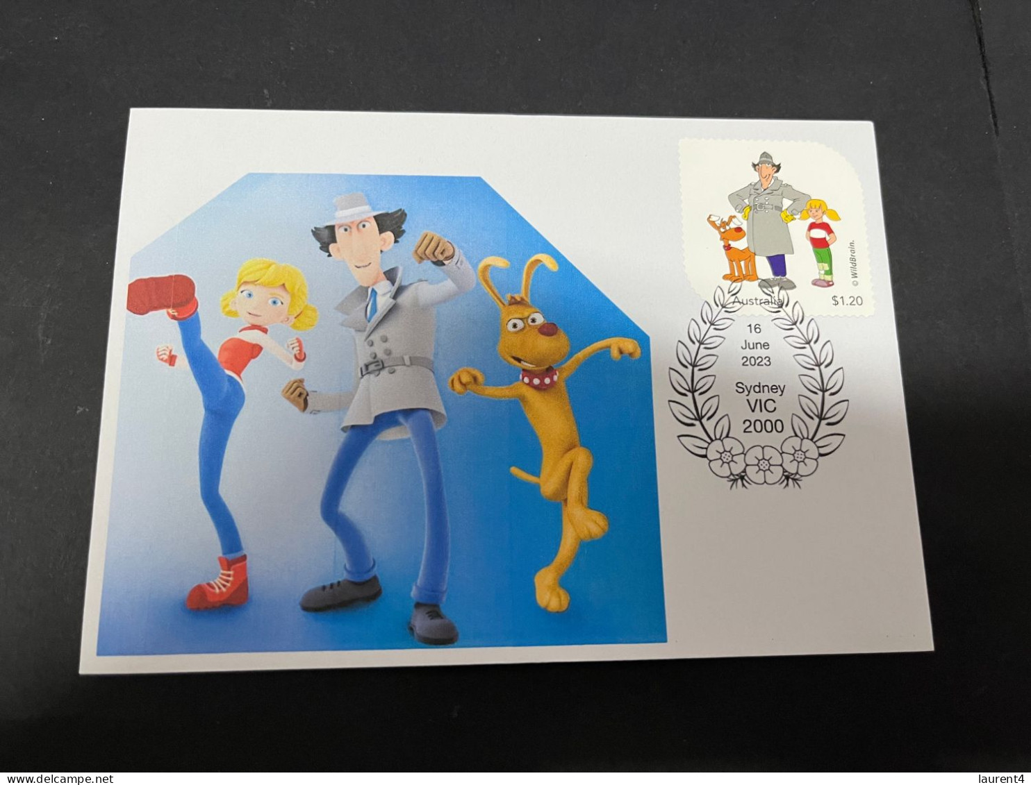 21-3-2024 (21-3-2024) Australia Post - (2023 Stamp Issued 26-6-2023) Inspector Gadget Stamp On Special Cover - Lettres & Documents