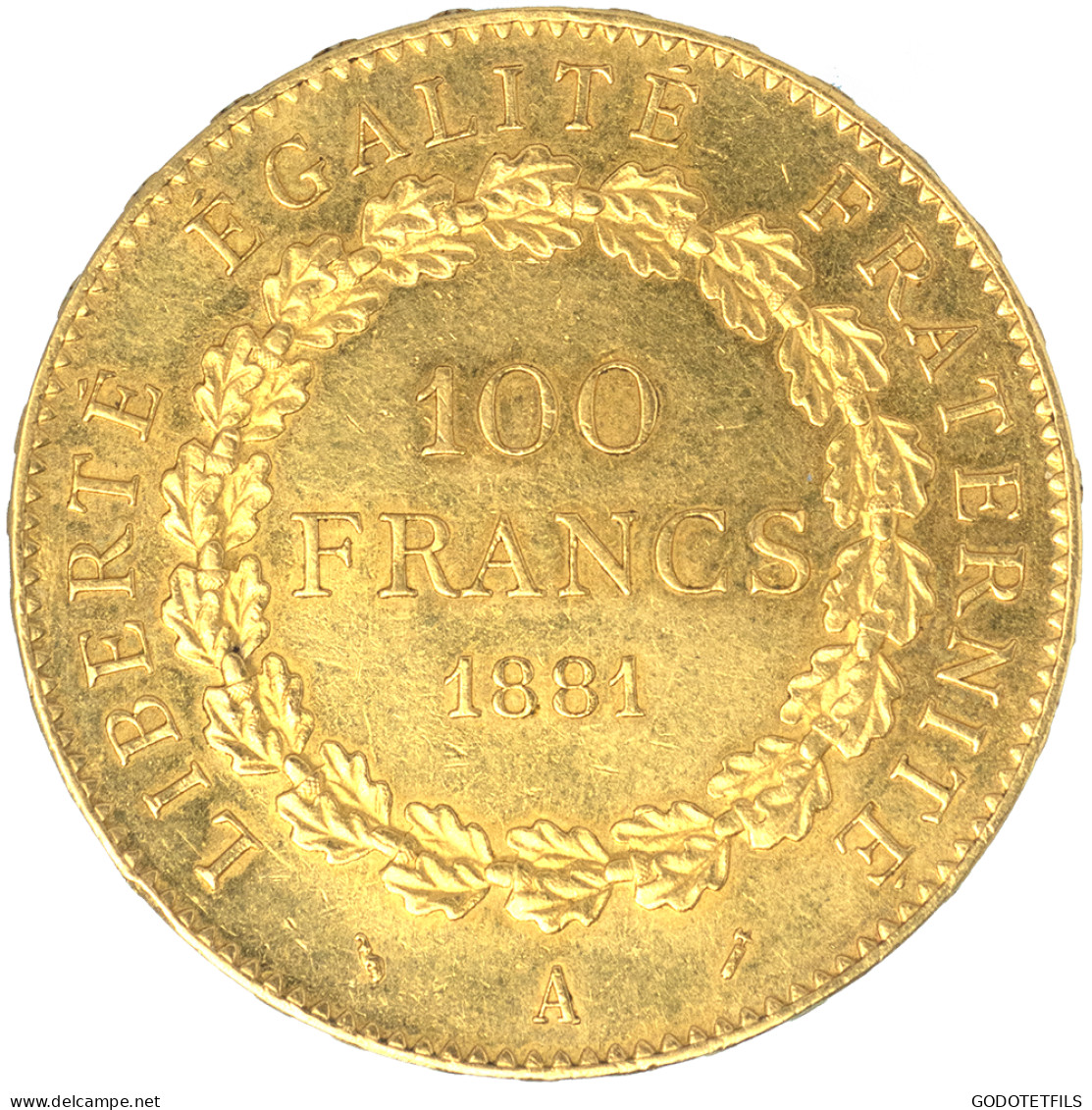 III ème République-100 Francs Génie 1881 Paris - 100 Francs (gold)