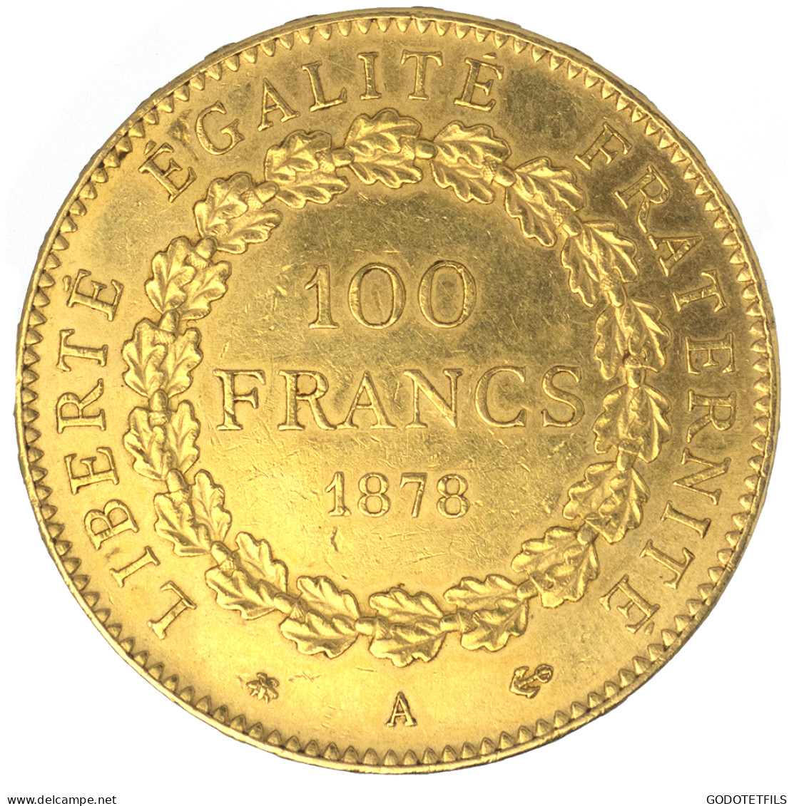 III ème République-100 Francs Génie 1878 Paris - 100 Francs (gold)