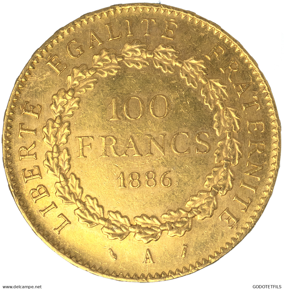 III ème République-100 Francs Génie 1886 Paris - 100 Francs (goud)