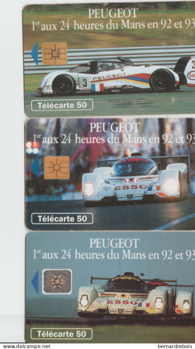 B07 - 3 PEUGEOT AU MANS Pour 1 Euro - Non Classés