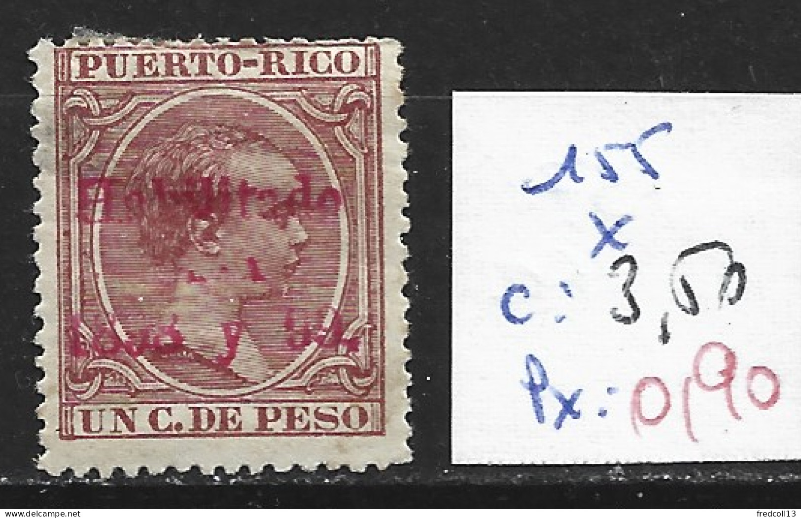 PUERTO RICO 155 * Côte 3.50 € - Puerto Rico