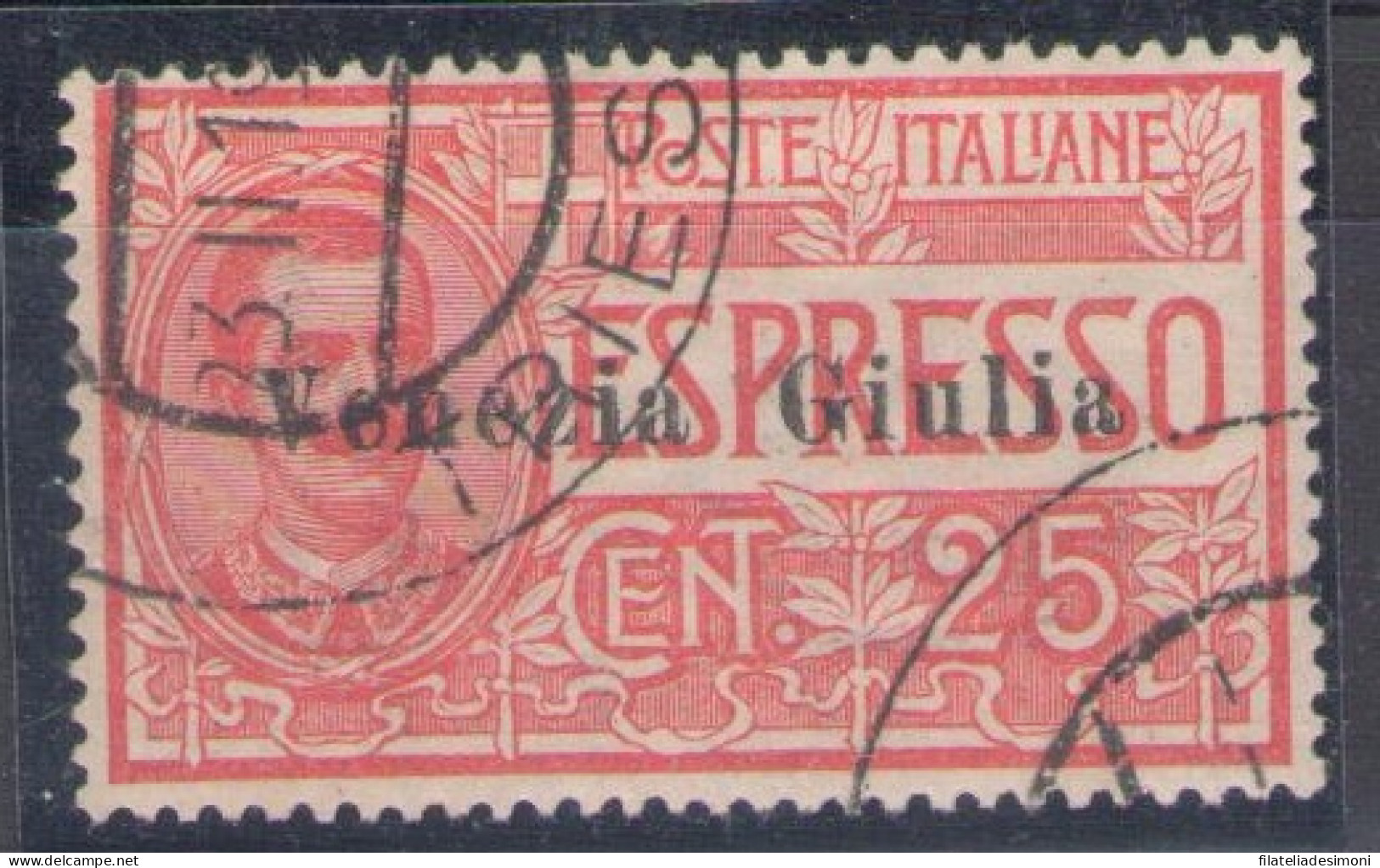 1919 Venezia Giulia - Espresso N. 2 - Soprastampa Di Tipo Diverso - Usato - Other & Unclassified