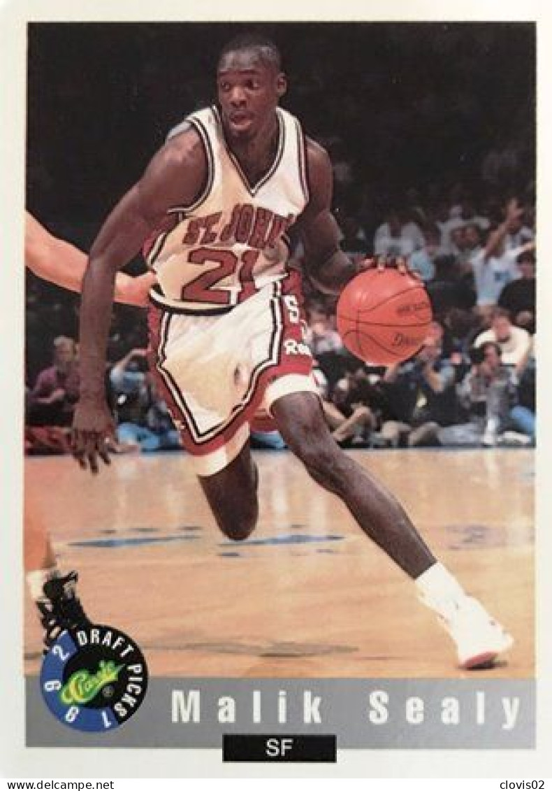 29 Malik Sealy -  Indiana Pacers - Carte NBA 1992 Classic Draft Picks Basketball - Autres & Non Classés