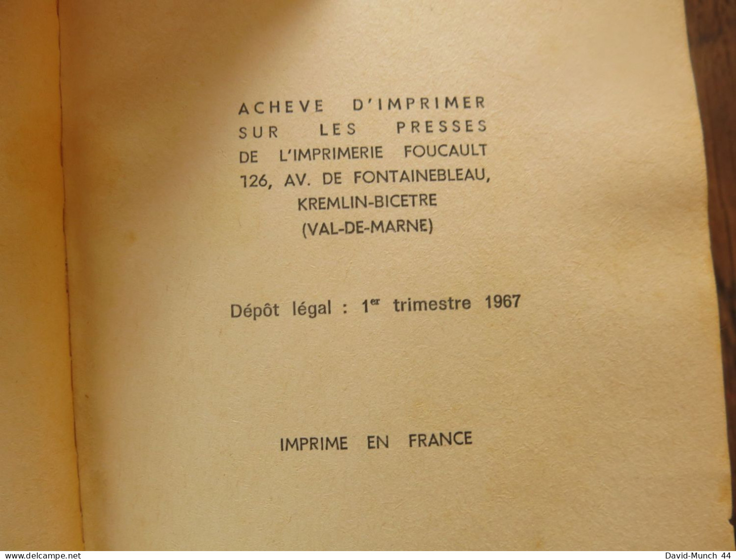 A chacun sa guerre de G. Morris-Dumoulin. Editions "Fleuve noir" Espionnage. 1967