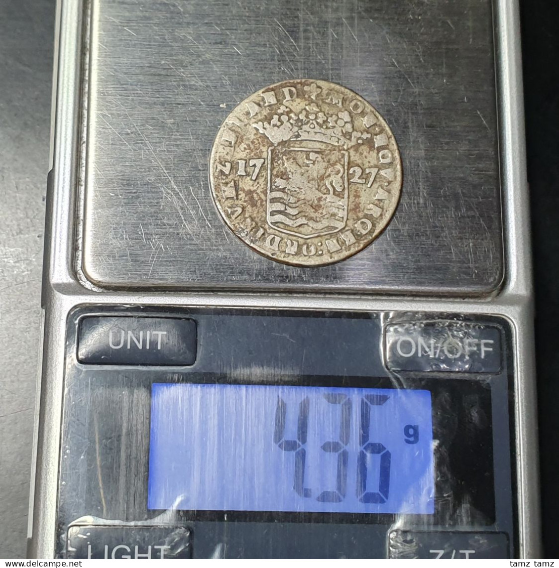 Netherlands 6 Stuivers Hoedjesschelling Zeeland 1727 Silver Very Fine Scarce - Monedas Provinciales