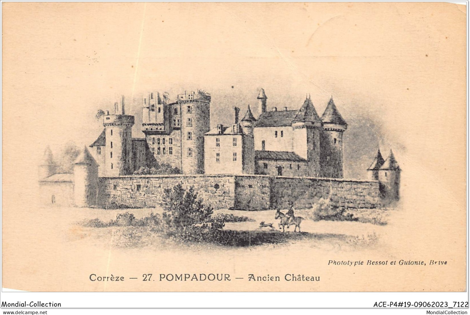 ACEP4-19-0297 - POMPADOUR - Ancien Château - Arnac Pompadour