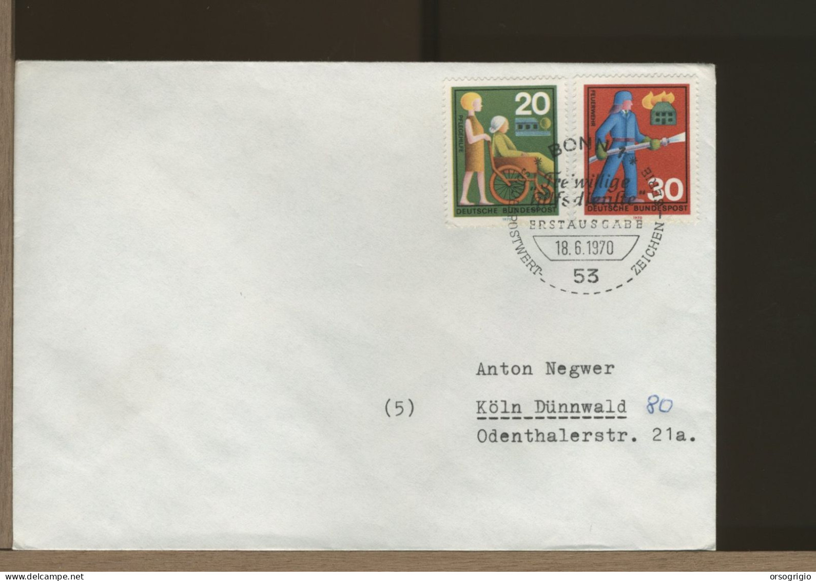 GERMANY - DEUTSCHE -   FDC 1970 - 1961-1970