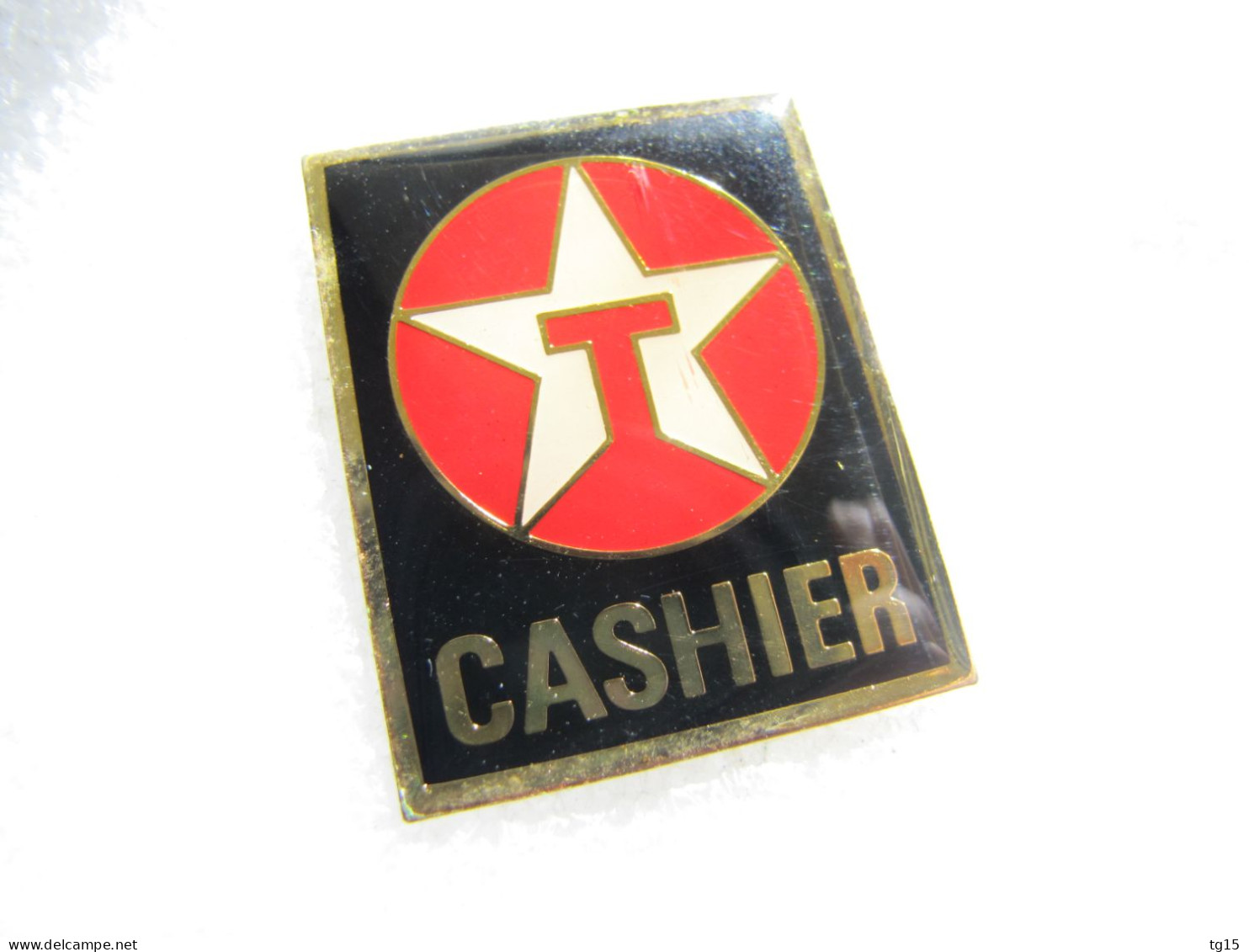 RARE  PIN'S  CARBURANTS  TEXACO   CASHIER - Fuels