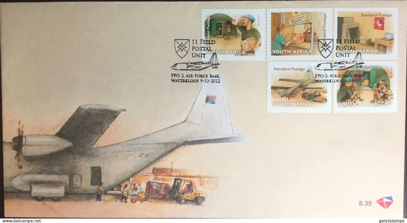 South Africa 2012 Field Postal Unit FDC Cover - FDC