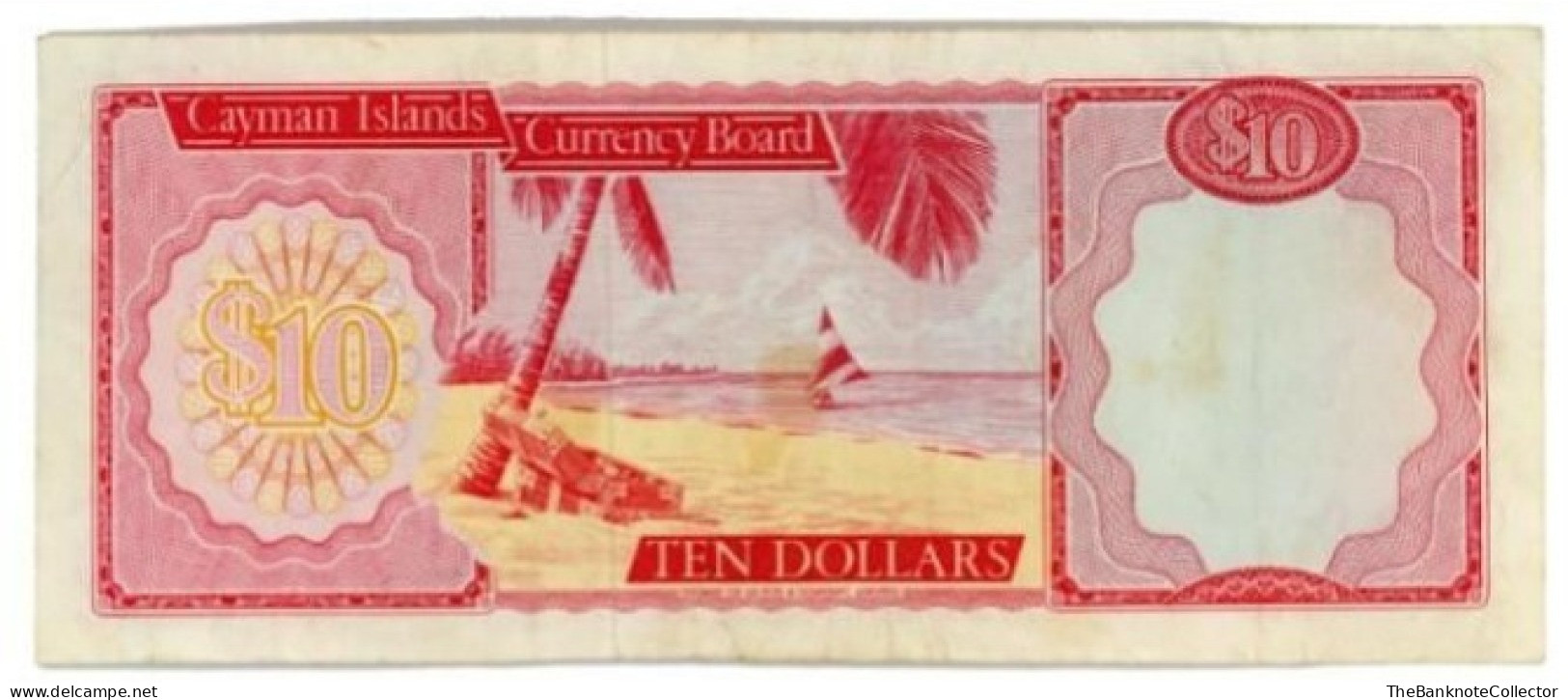 Cayman Islands 10 Dollars 1974 Series QEII P-7 Very Fine - Iles Cayman