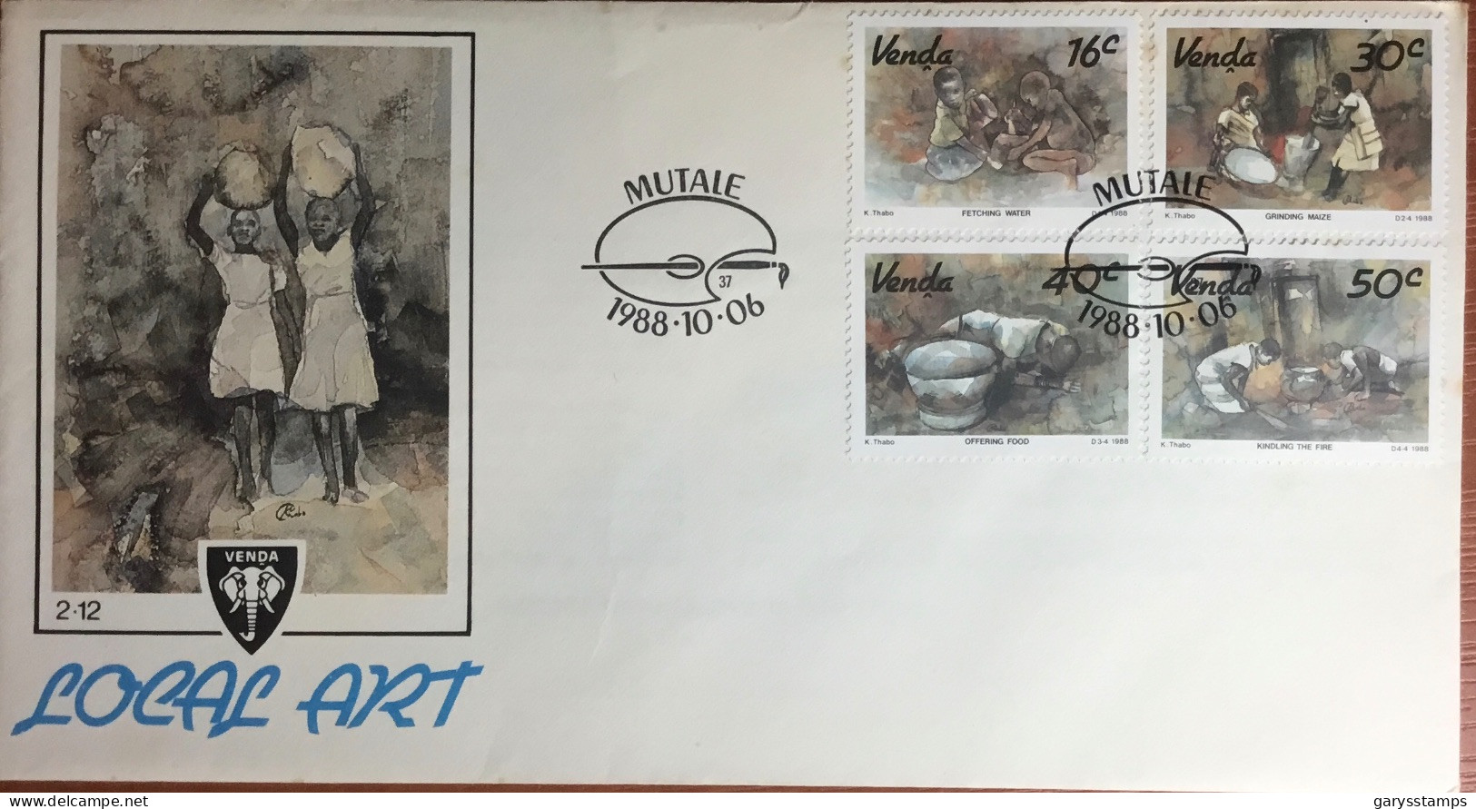 Venda 1988 Local Art FDC Cover - Venda