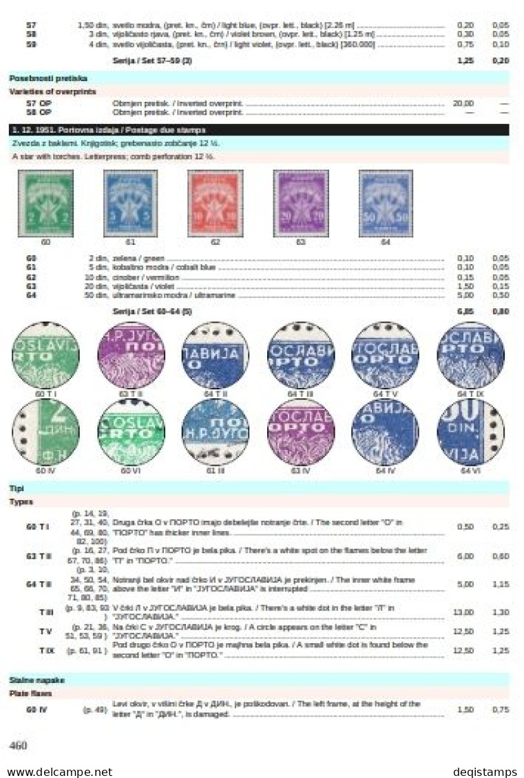 YUGOSLAVIA 1918–1991 Specialized Catalog of Postage Stamps 2024