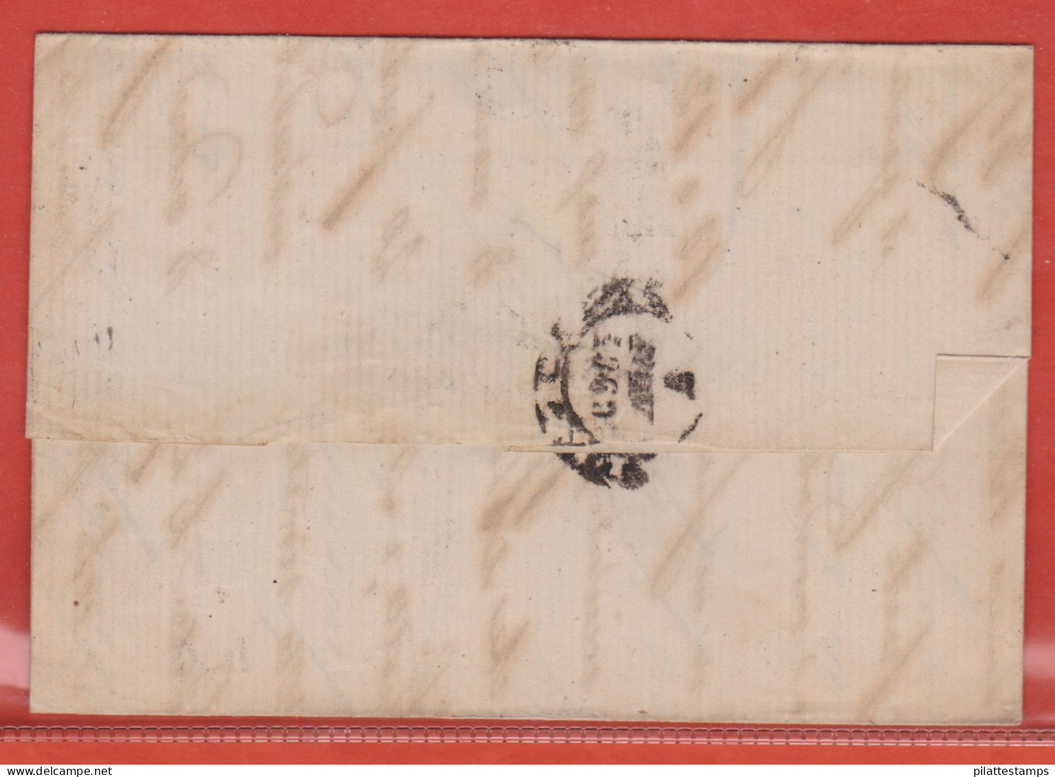 ITALIE TOSCANE LETTRE DE 1860 DE FLORENCE POUR LIVOURNE - Toscane