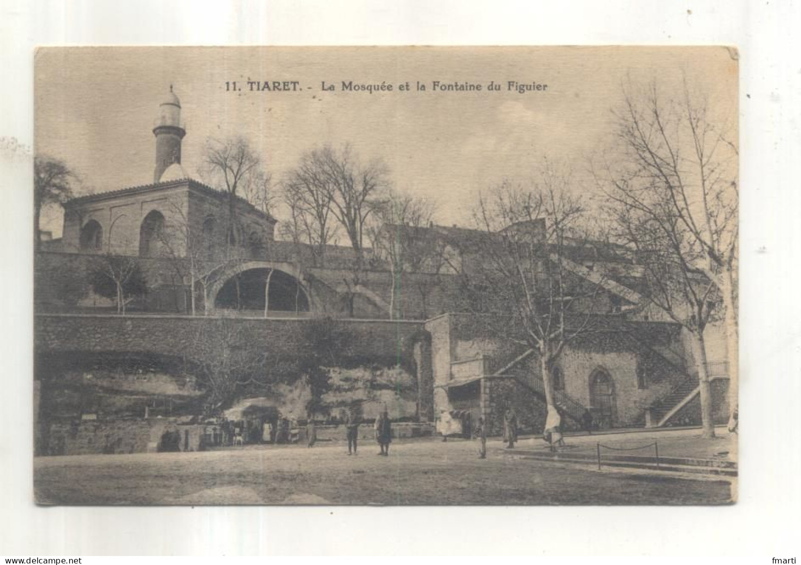 11. Tiaret, La Mosquée Et La Fontaine Du Figuier - Tiaret