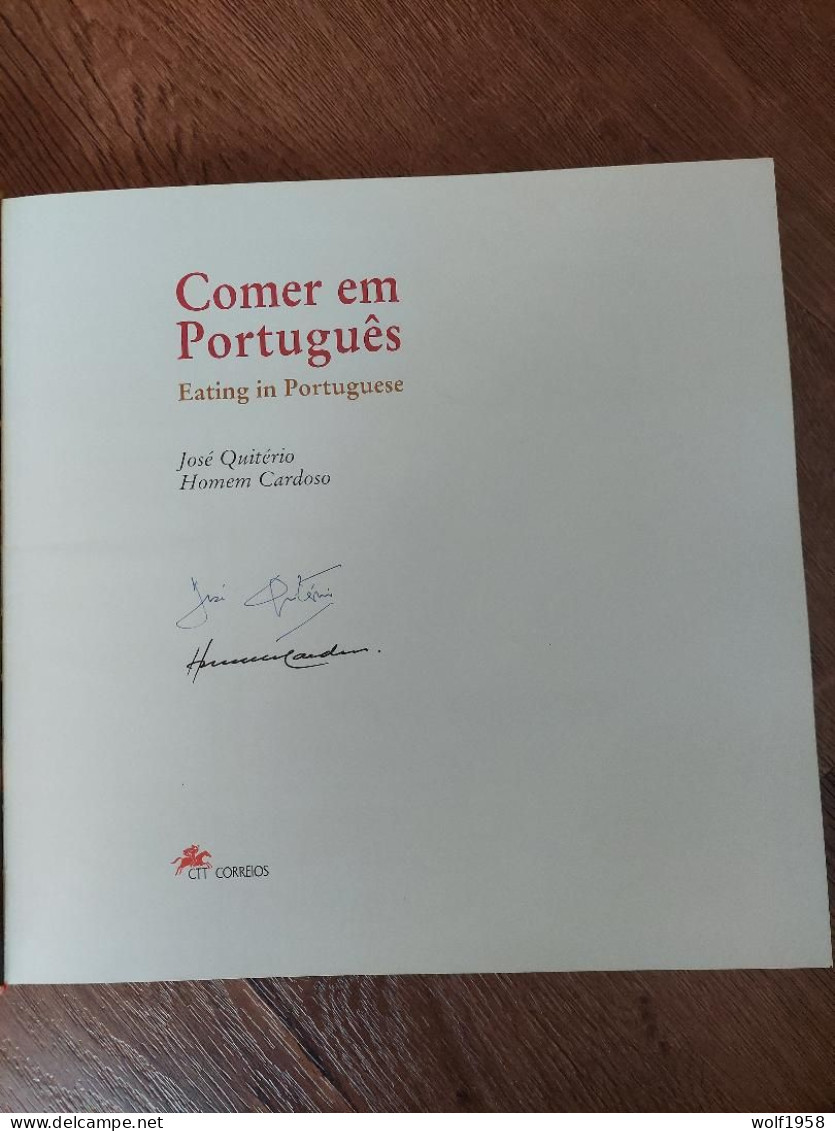 PORTUGAL EATING IN PORTUGUESE - COMER EM PORTUGUES - SONDERBUCH - THEMATIC BOOK - 1997 - Book Of The Year